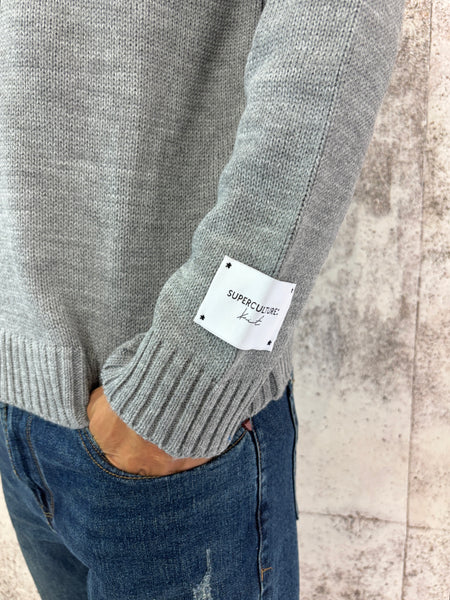 Maglione grigio Courmayeur