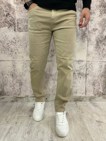 Jeans beige Relaxed fit