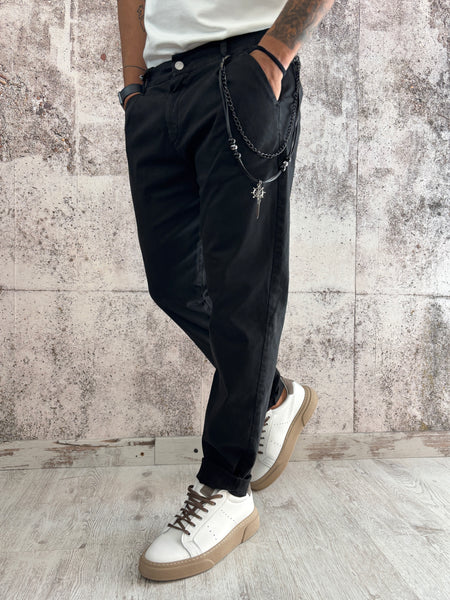 Pantalone pince nero