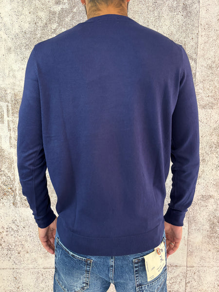Maglioncino basic blu navy
