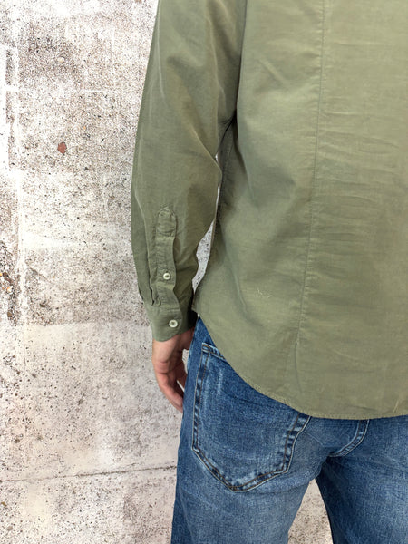 Camicia velluto militare micro costine