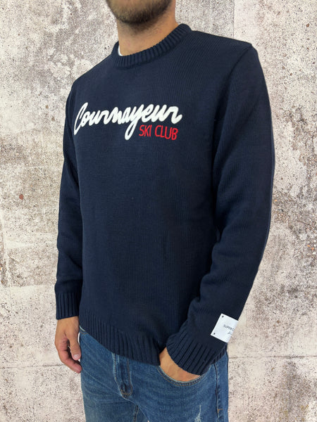 Maglione blu navy Courmayeur