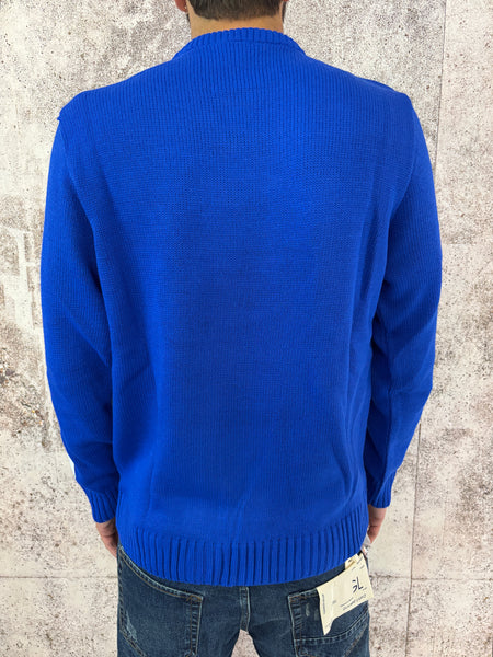Maglione blu royal Apres Sky