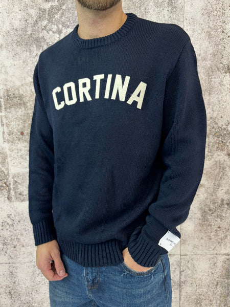 Maglione blu Cortina
