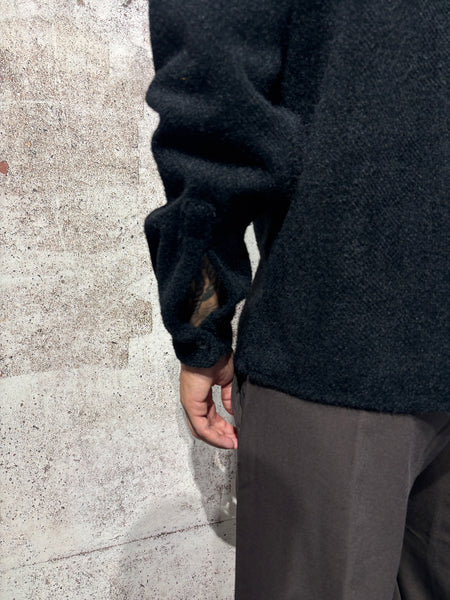Giacca overshirt Teddy nera