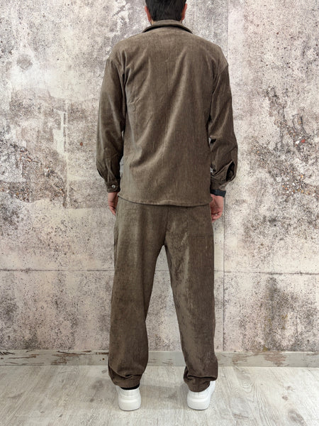 Completo ciniglia moro camicia/pantalone