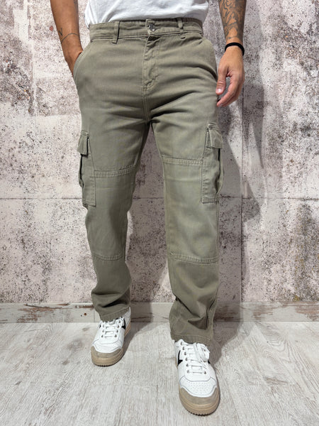 Pantalone cargo beige P14
