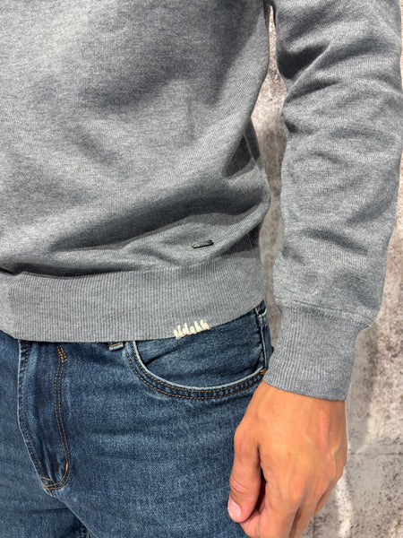 Maglioncino girocollo grigio art. 35232