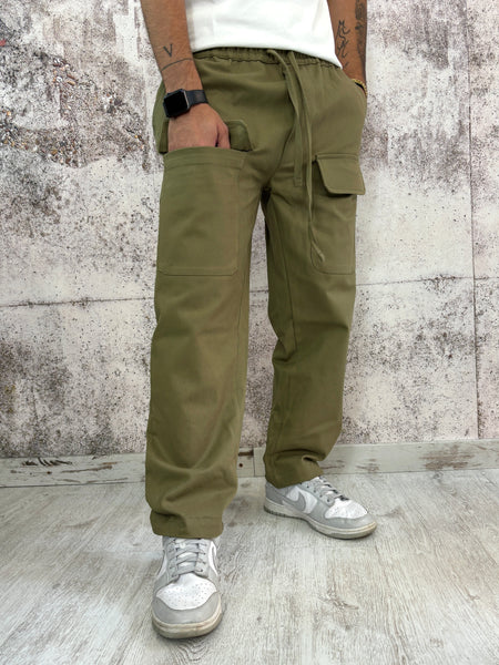 Pantalaccio militare tasconi frontali