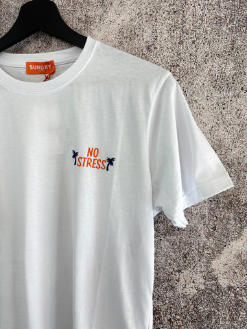 T-Shirt bianca no stress