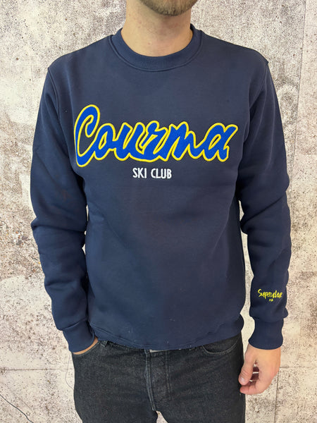 Felpa blu Courma sky club