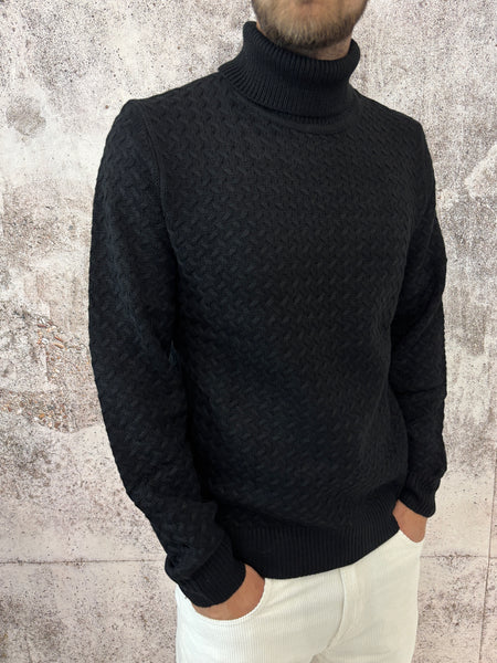 Dolcevita treccine nero