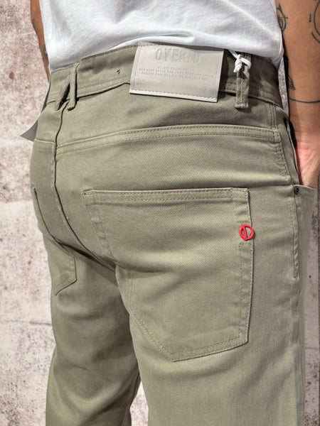Jeans beige Carrot fit P12