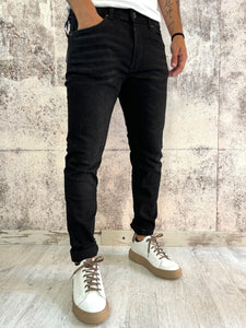 Jeans nero Slim Fit elasticizzato