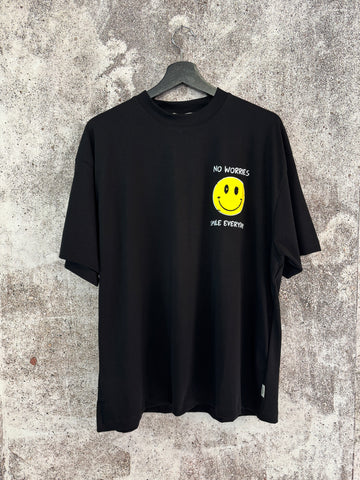 T-Shirt nera Smile