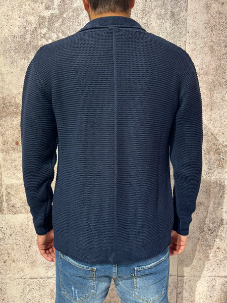 Giacca cardigan blu art.M28