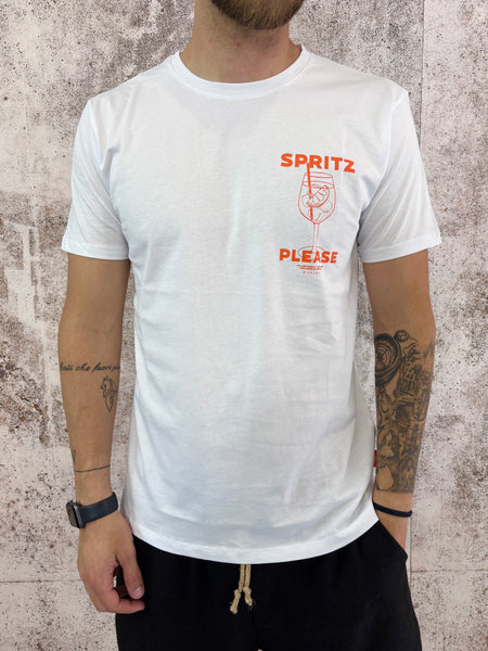 T-Shirt bianca Spritz Please