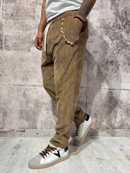 Pantalaccio velluto costine cammello art. P66