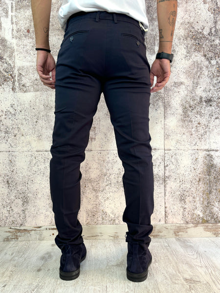 Pantalone chino blu Slim fit