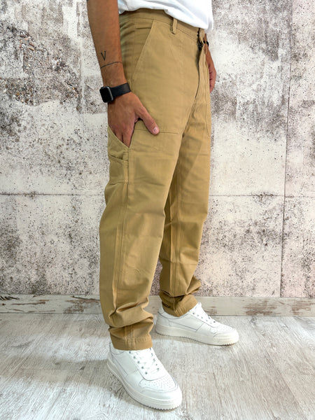 Pantalone work camel