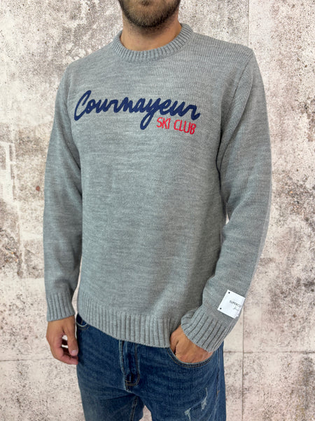Maglione grigio Courmayeur
