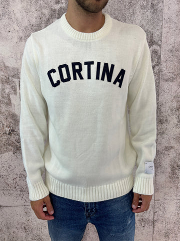 Maglione bianco Cortina