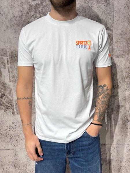 T-Shirt bianca Spritz Culture