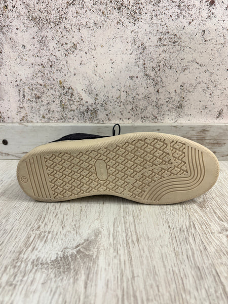 Polacchino camoscio blu