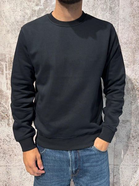 Felpa girocollo nera art. GL2244