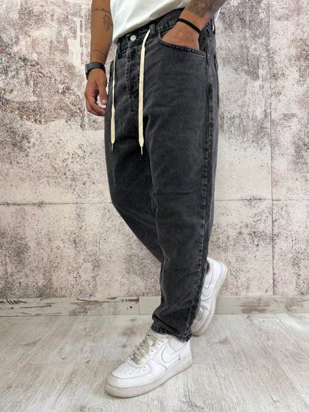 Jeans jogger grigio