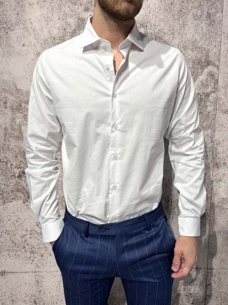 Camicia bianca cotone