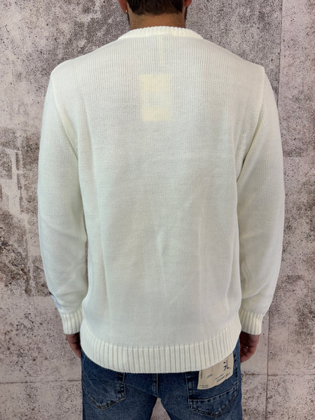 Maglione bianco St moritz