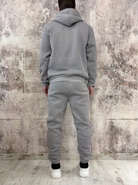 Completo tuta grigio perla