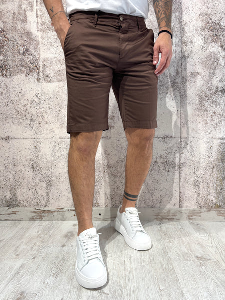 Bermuda chino cioccolato