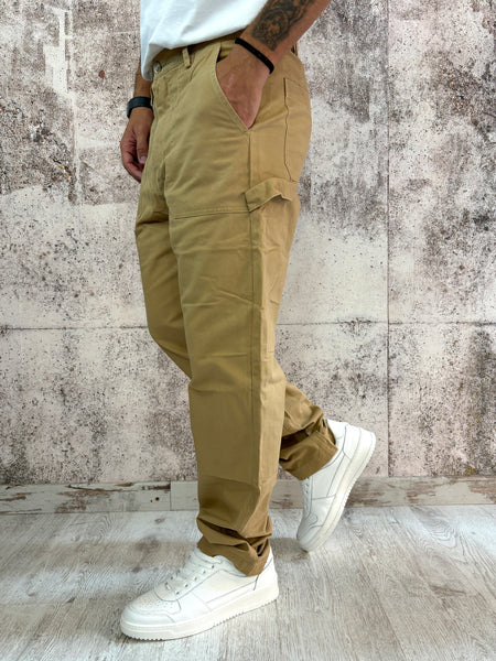 Pantalone work camel