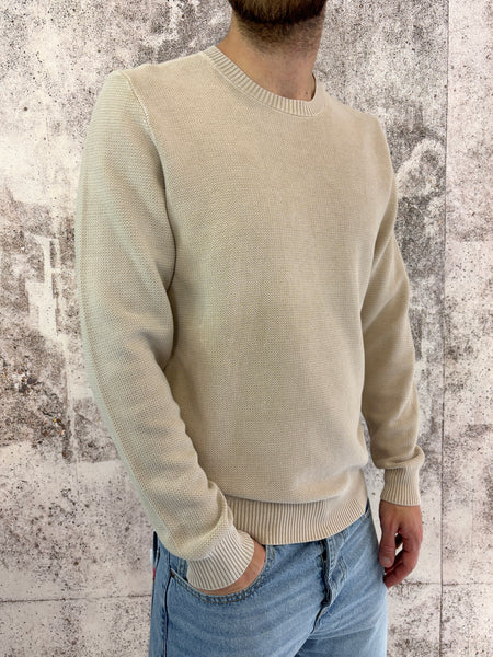Maglioncino lavorato beige