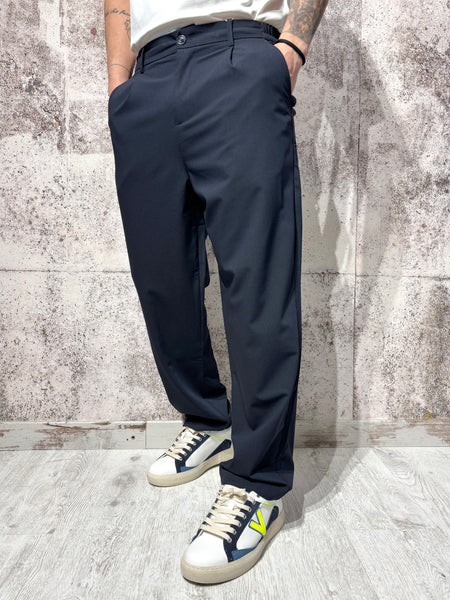 Pantalone palazzo blu