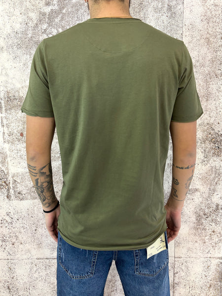T-Shirt taschino verde militare