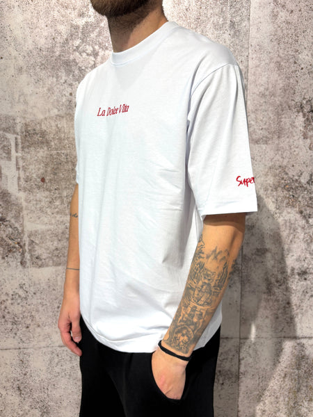 T-Shirt bianca La Dolce Vita