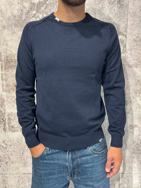 Maglioncino girocollo blu art. 35232