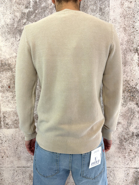 Maglioncino lavorato beige