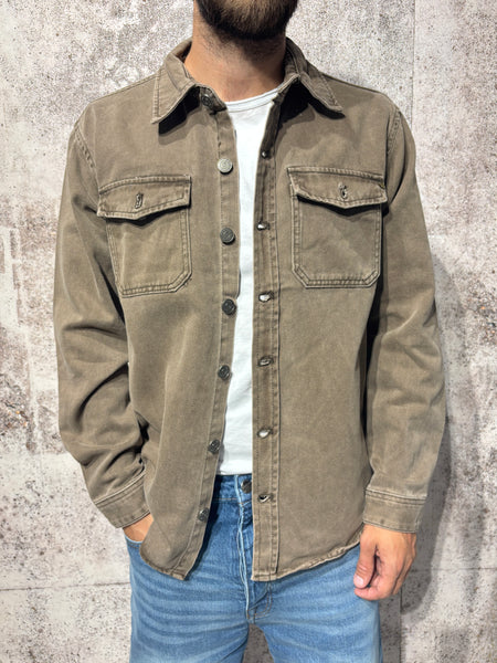 Camicia jeans coffee GL25
