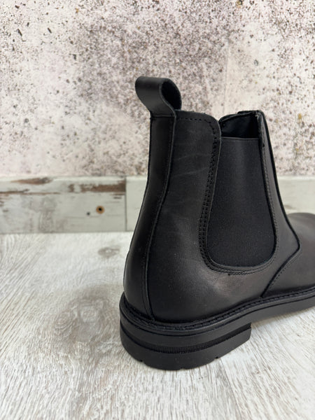 Stivaletto Beatles pelle nero