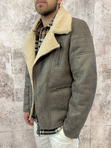 Montone aviator col. Tortora