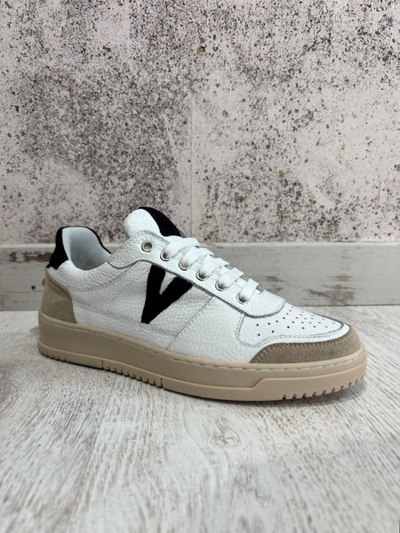 Sneakers college bianco/nera