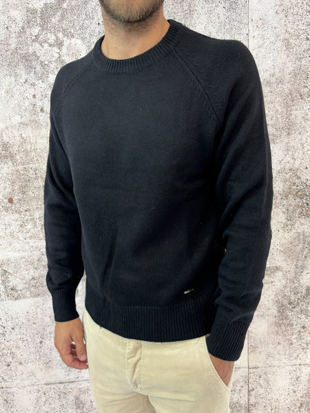 Maglione raglan nero