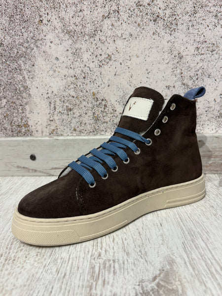 Stivaletto Teddy moro/azzurro