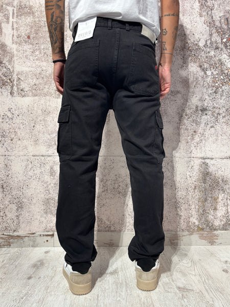 Pantalone cargo nero P14