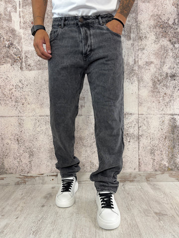 Jeans grigio marmorizzato