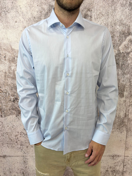 Camicia basic azzurra